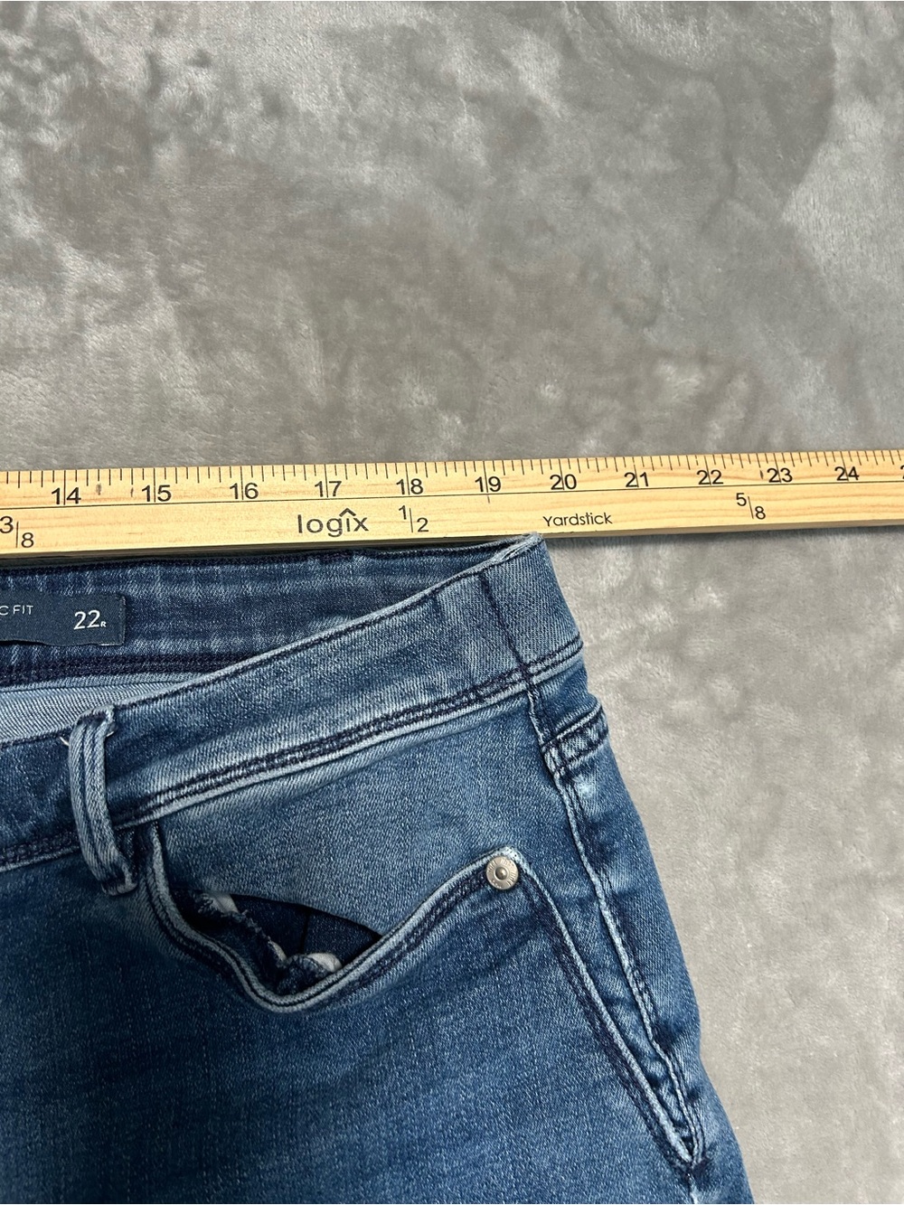 J Jill Authentic Fit Slim Ankle Jeans Women’s 22 Medium Wash Plus Size Denim - Picture 5 of 7